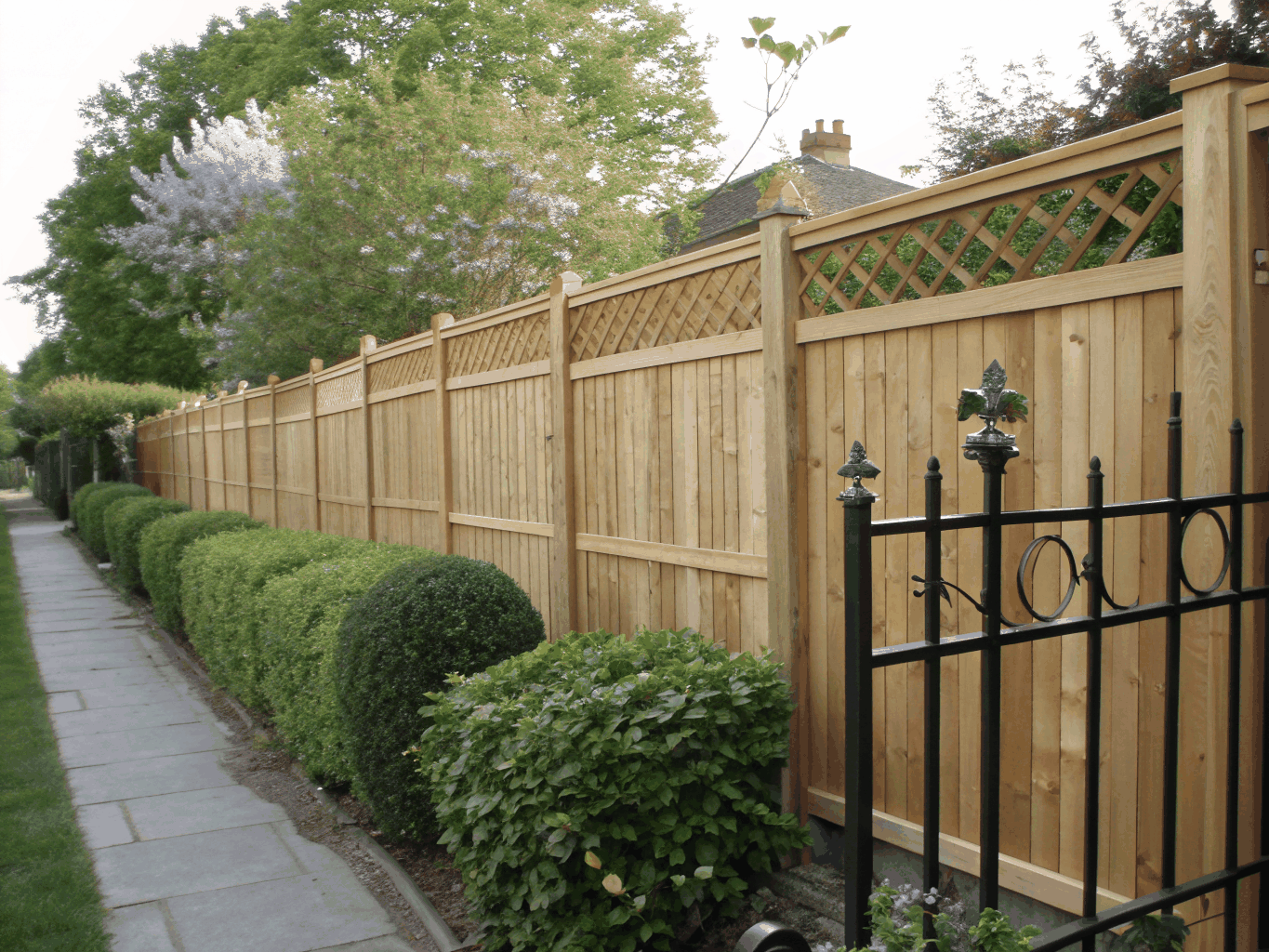 Professional timber fencing installation