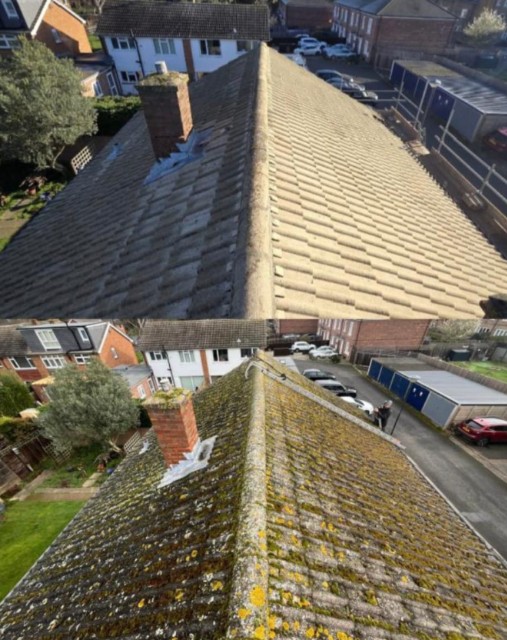 Quality Roofs & Landscapes project: Roof Cleaning, London